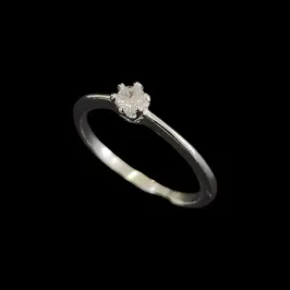 ANEL SOLITÁRIO GARRA BAIXA 3,5 MM