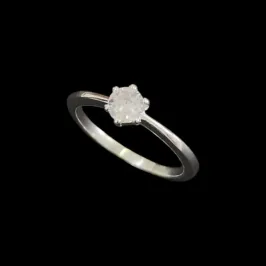 ANEL SOLITÁRIO GARRA BAIXA 5 MM