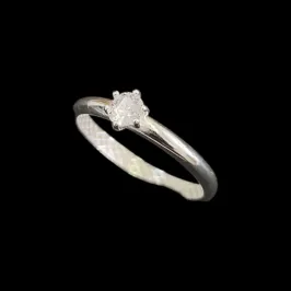 ANEL SOLITÁRIO GARRA BAIXA RENDA ITALIANA 4  MM