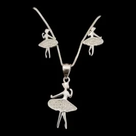 CONJUNTO BAILARINA MICROZIRCONIA