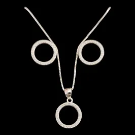 CONJUNTO CIRCULO CRAVEJADO