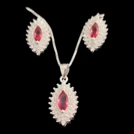 CONJUNTO NAVETE CRAVEJADO PEDRA 3X6