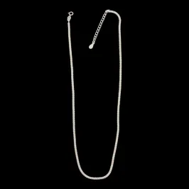 GARGANTILHA RIVIERA 40CM 2MM INTEIRA CRAVEJADA