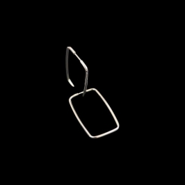 ARGOLA RETANGULAR FIO REDONDO 3X18 MM