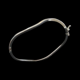 BRACELETE ONDULADO FIO QUADRADO