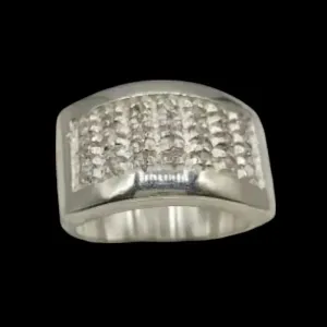 ANEL PAVE COM 40 MICOZIRCONIAS