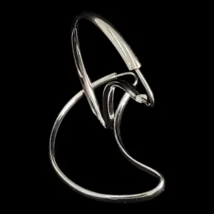 ARGOLA LUA MEIA CANA 3,5 CM 2,0 MM