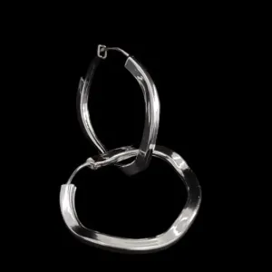 ARGOLA ONDULADA FIO QUADRADO N° 1