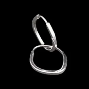 ARGOLA OVAL CHINES FIO QUADRADO 1,5MM N° 1