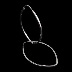 ARGOLA OVAL CHINES FIO QUADRADO 1,5MM N°3