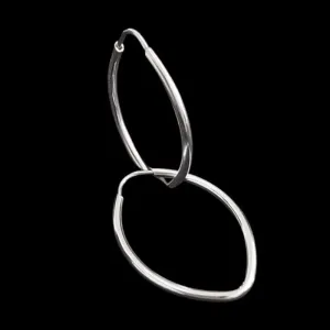 ARGOLA OVAL CHINES FIO REDONDO N° 3