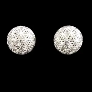 BRINCO BOLA FLORES VAZADA G