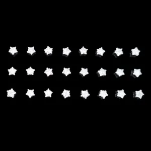 BRINCO ZIRCONIA ESTRELA 5X5 5MM (CARTELA 12 PARES)