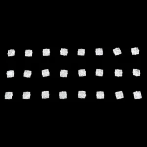 BRINCO ZIRCONIA QUADRADO 4X4 4MM (CARTELA 12 PARES)