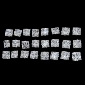 BRINCO ZIRCONIA QUADRADO 8X8 8MM (CARTELA 12 PARES)