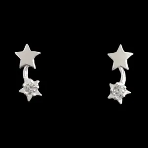 BRINCO II ESTRELAS COM PEDRA