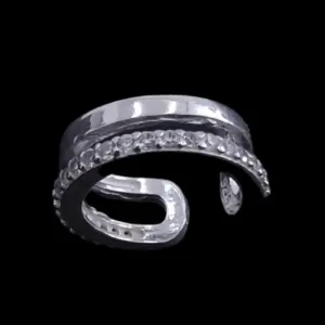 PIERCING FAKE CRAVEJADO ARO DUPLO