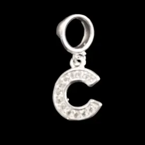 BERLOQUE LETRA C COM MICROZIRCONIA