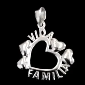 PINGENTE CORAÇÃO VIDA/FAMILIA