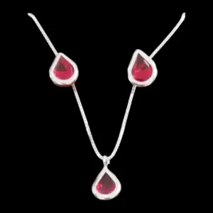 CONJUNTO GOTA 6X6  CRAVAÇÃO INGLESA TRADICIONAL VERMELHO