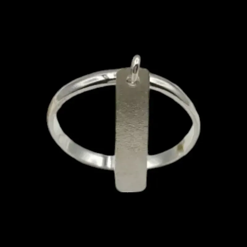 ANEL ALIANÇA LISA PLAQUINHA