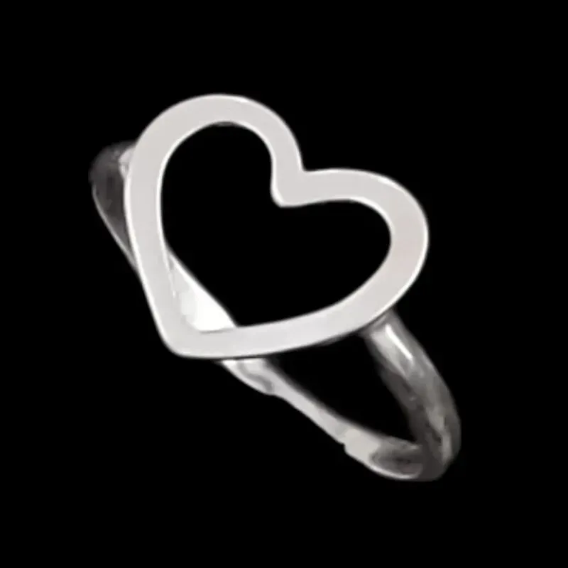 ANEL CORAÇÃO FIO QUADRADO