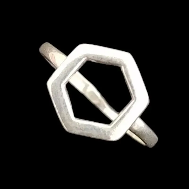 ANEL FORMAS GEOMÉTRICAS HEXÁGONO