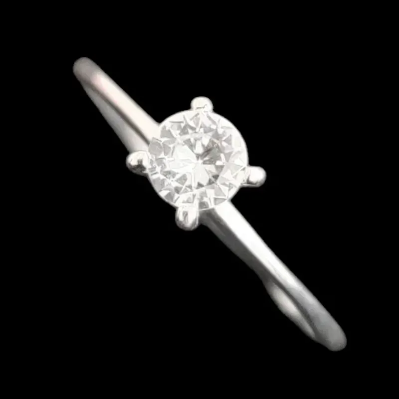 ANEL SOLITÁRIO 4 GARRAS 4,0 MM