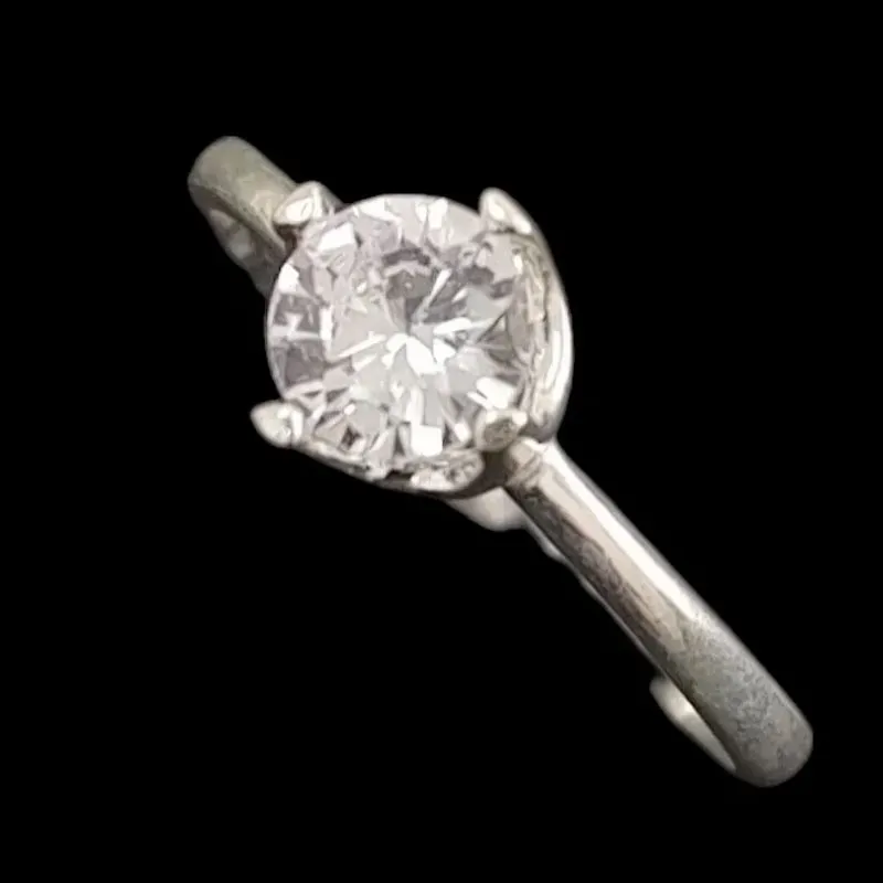 ANEL SOLITÁRIO 4 GARRAS BAIXA 4,0 MM