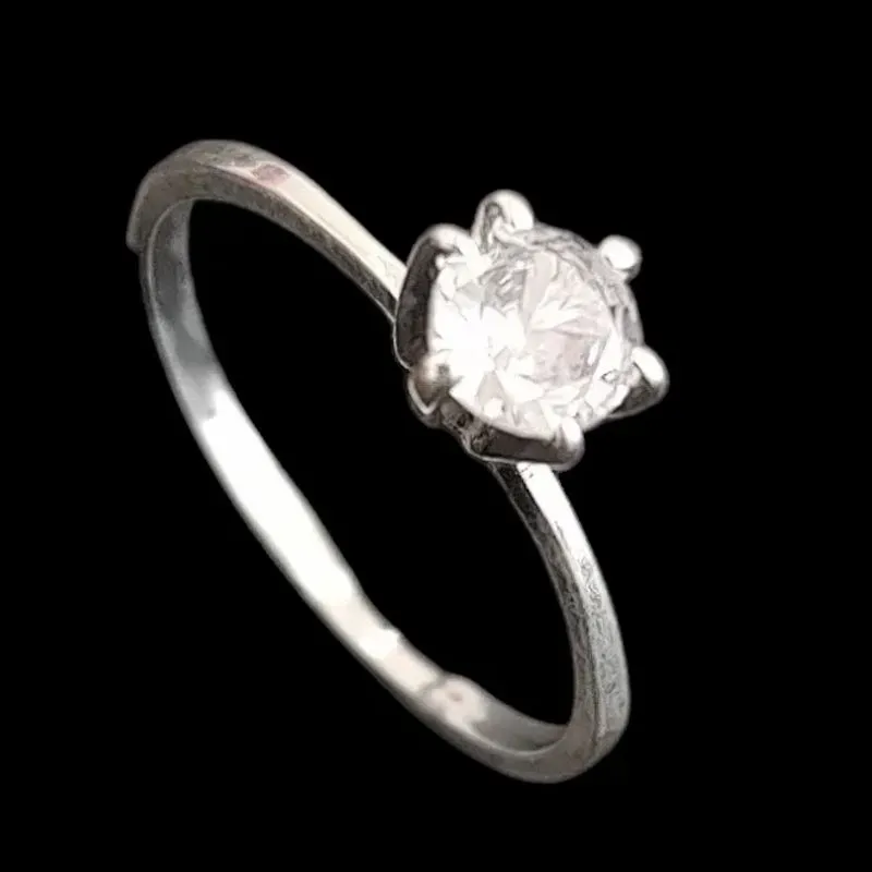 ANEL SOLITÁRIO 6 GARRAS 6,0 MM