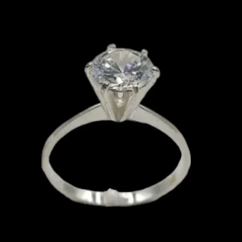 ANEL SOLITÁRIO 6 GARRAS 7,0MM