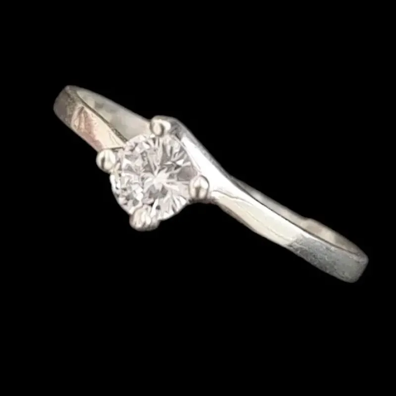 ANEL SOLITÁRIO TORTO 4 GARRAS 4,0 MM CORES