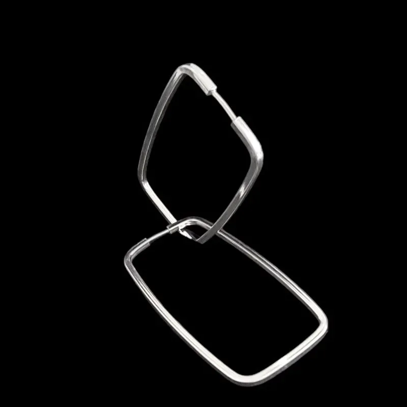 ARGOLA LISA RETANGULAR FIO QUADRADO 3X19