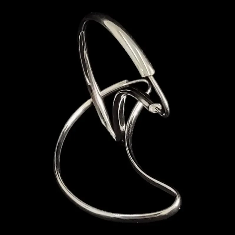 ARGOLA LUA MEIA CANA 3,5 CM 2,0 MM