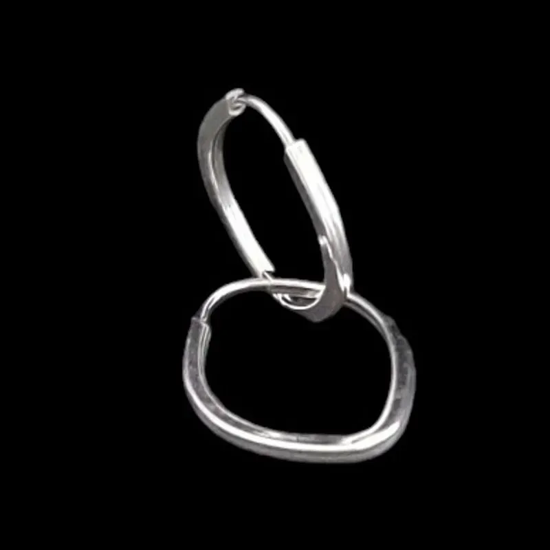 ARGOLA OVAL CHINES FIO QUADRADO 1,5MM N° 1