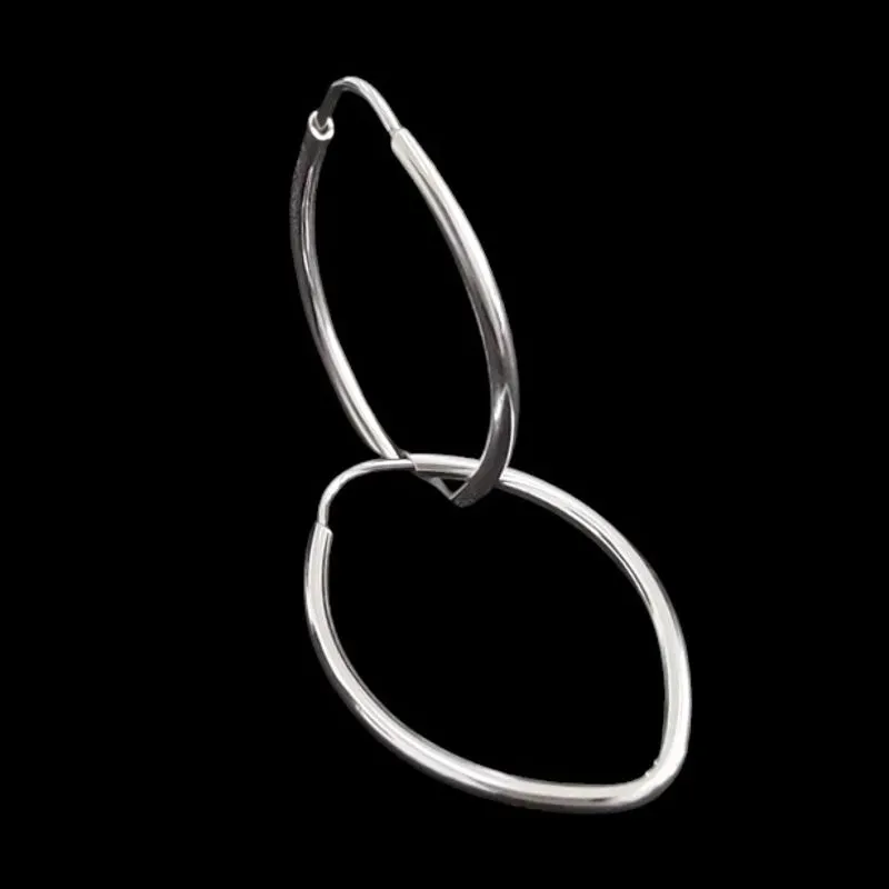 ARGOLA OVAL CHINES FIO REDONDO N° 3