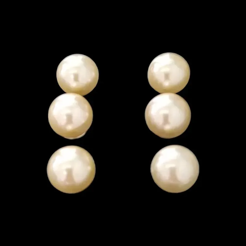 BRINCO PEROLA Nº 10 ( 3 PARES)