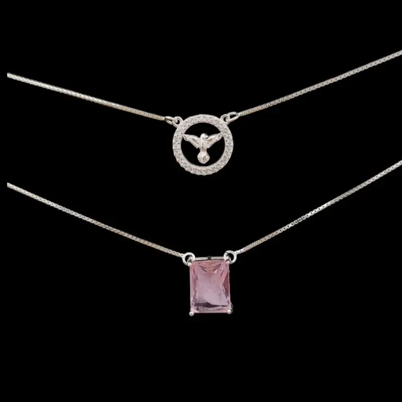 ESCAPULÁRIO DIVINOZIRCONIA ROSA