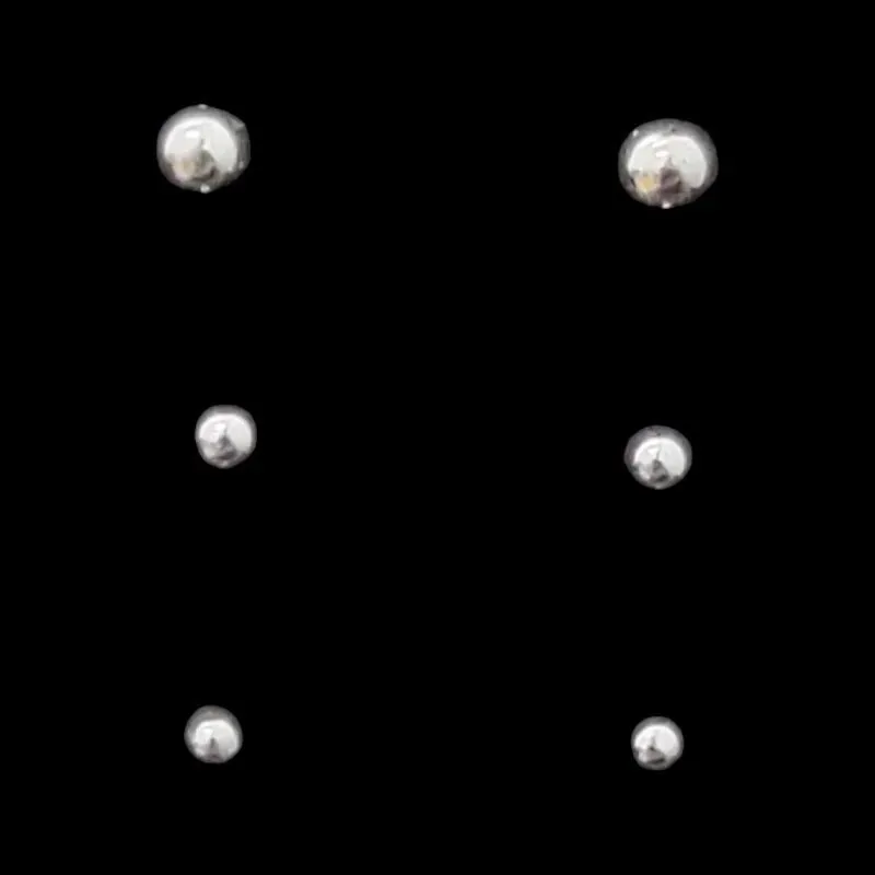 TRIO BOLA PRATA 3/4/5 TRADICIONAL