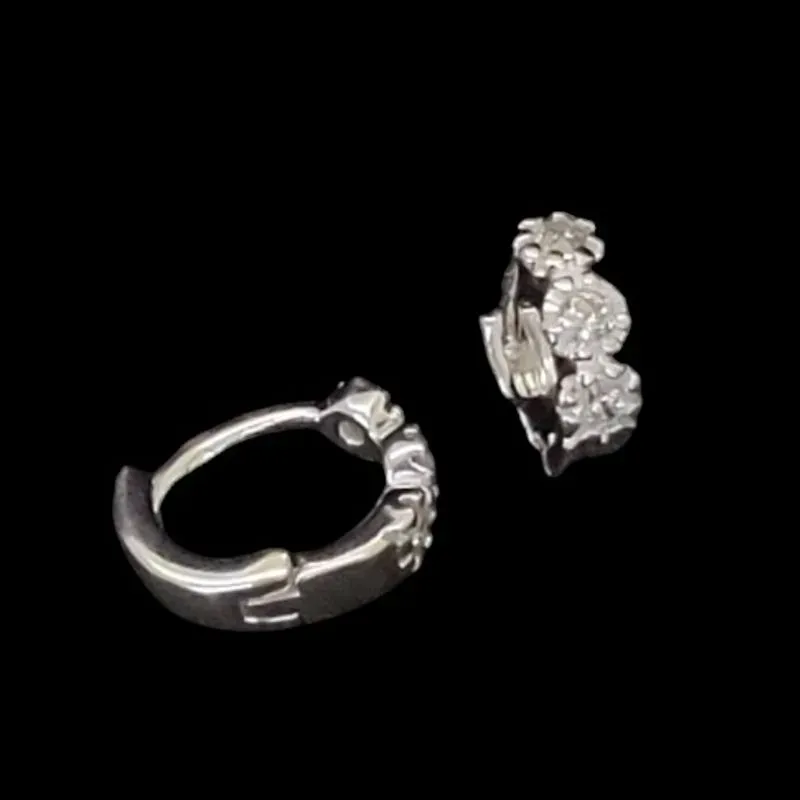 ARGOLA CLICK FLOR MICROZIRCONIA 3 PEDRAS