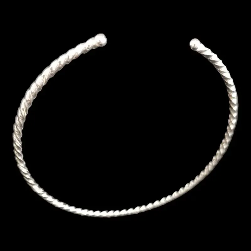 BRACELETE FIO TORCIDO ARO ABERTO