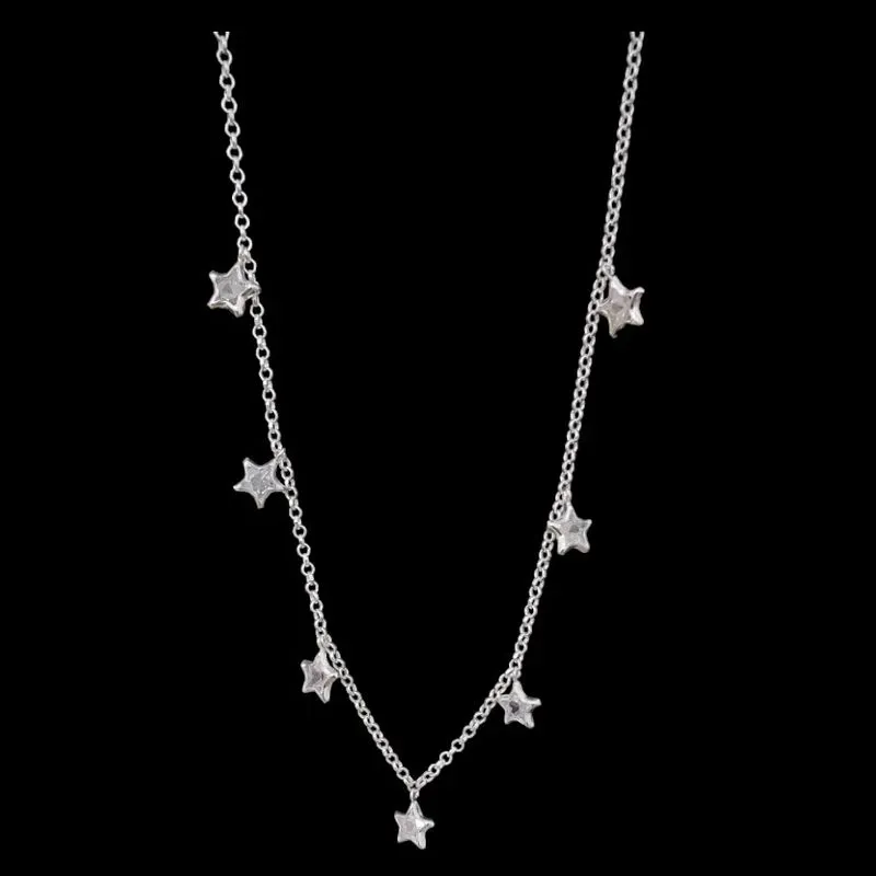 CHOKER ESTRELA TRADICIONAL 6 MM 7 PEDRAS