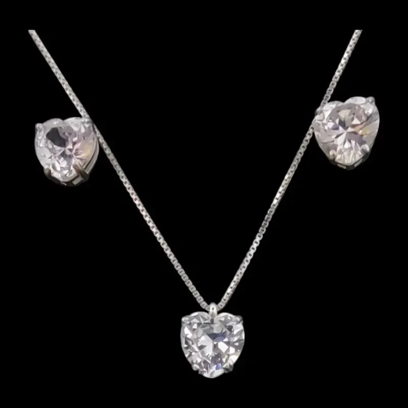 CONJUNTO GALERIA CORAÇÃO 10X10 BRANCO