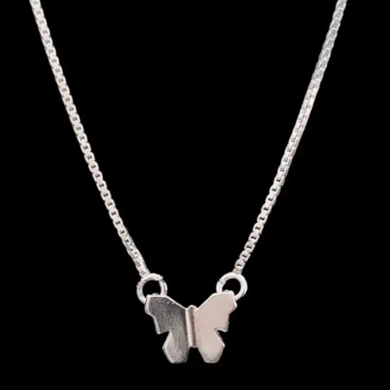 GARGANTILHA BORBOLETA ORIGAMI