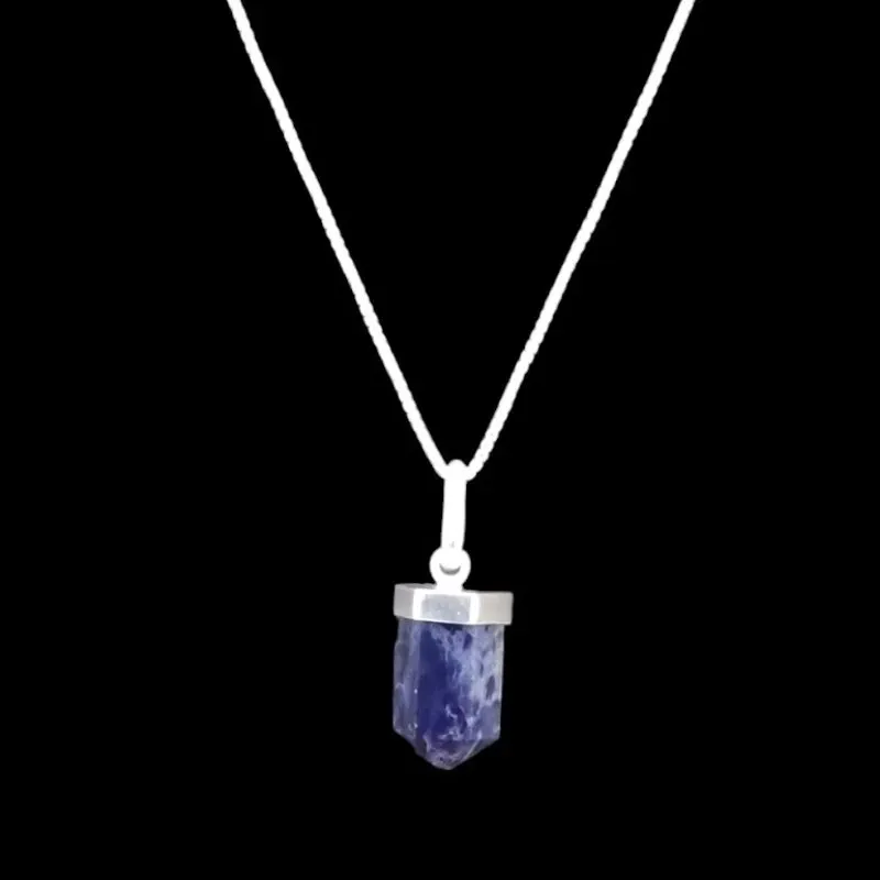 GARGANTILHA PEDRA NATURAL PONTA (CORES)