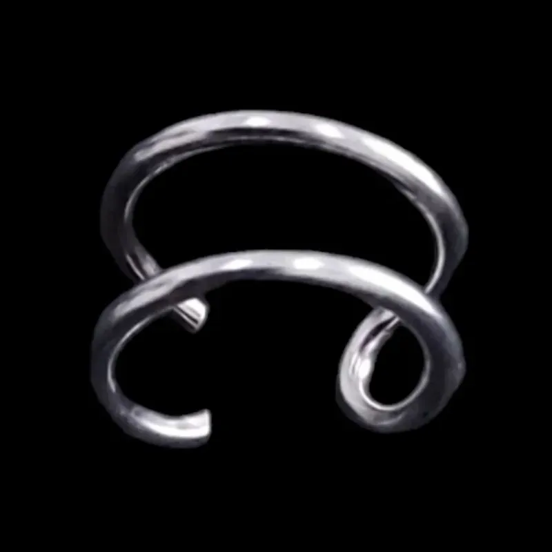 PIERCING ARO DUPLO PRESSAO ORELHA