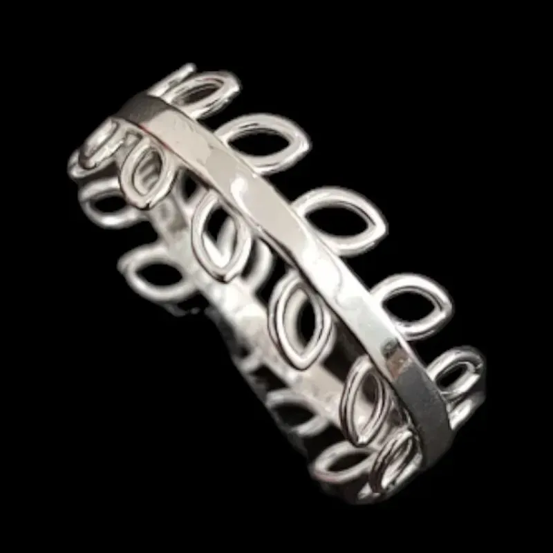 ANEL ALIANÇA INTEIRA FOLHA LISA