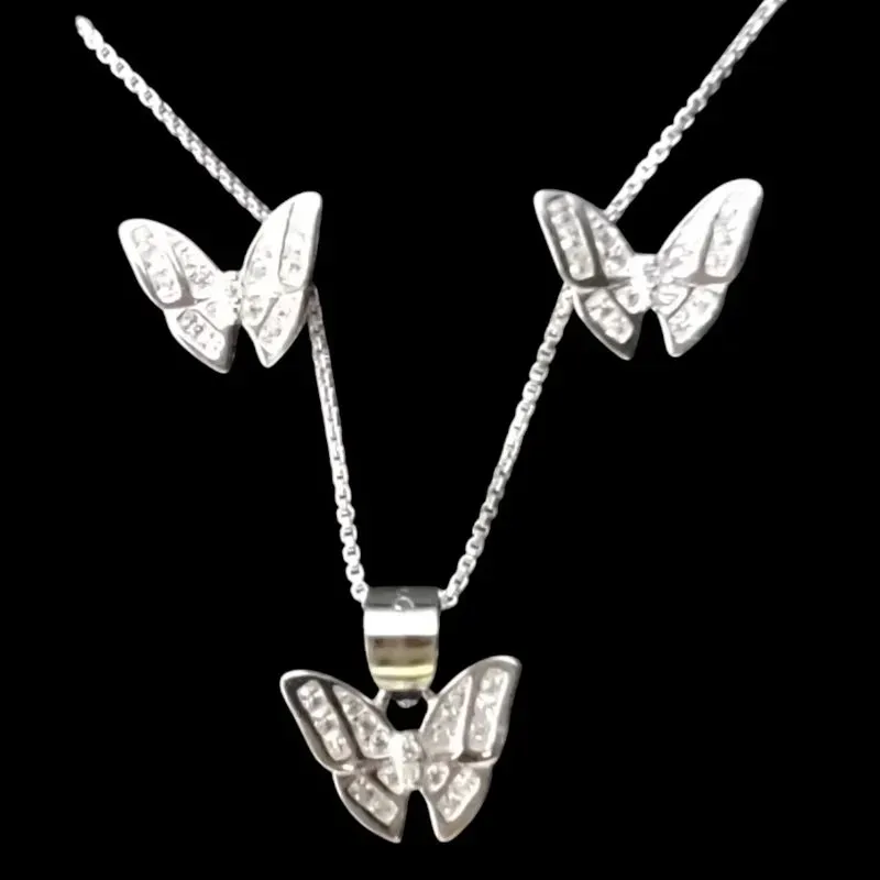 CONJUNTO BORBOLETA ASA CRAVEJADA