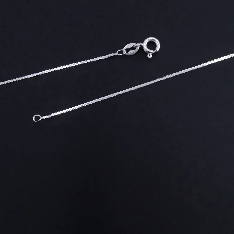 CORRENTE TRANÇA FINA 40 CM - 1,7 GR (*Consulte Nossos Preços Pelo WhatsApp)