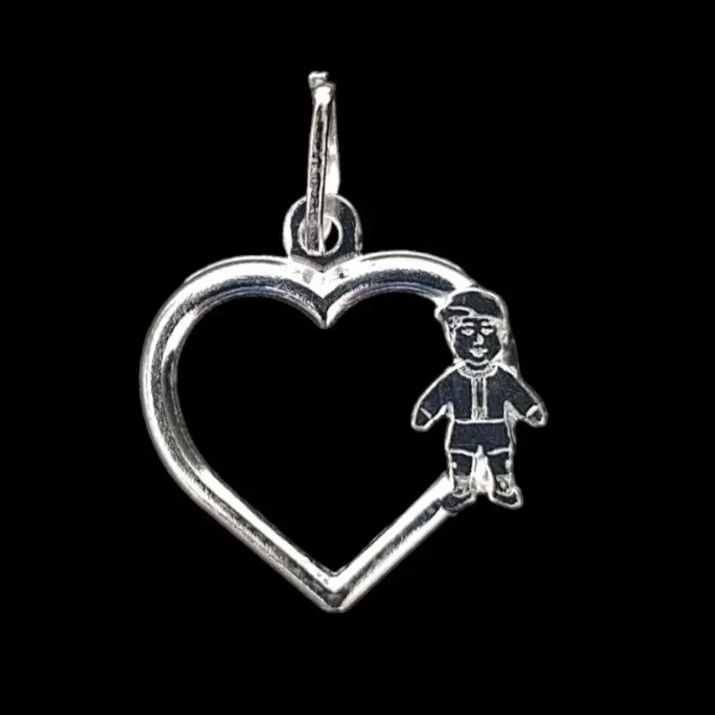 PINGENTE CORAÇÃO MENINO